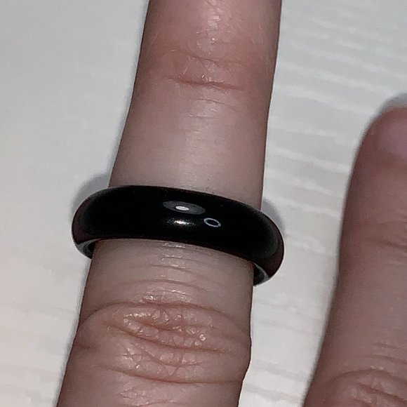 Onyx Solitaire Rings - Picture 3 of 11